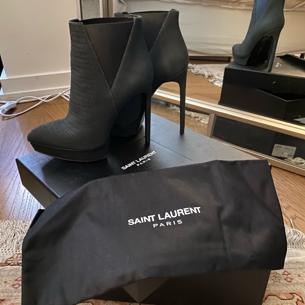 Brand new YSL booties! Never been worn.